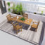 2 chaises de patio pour le patio, hanches, texture de grain de bois pour la cour de la piscine, construction stable et sécurisée, 2 pièces taupe avec, hanches fabriquées, protégées, colorées-1340935817