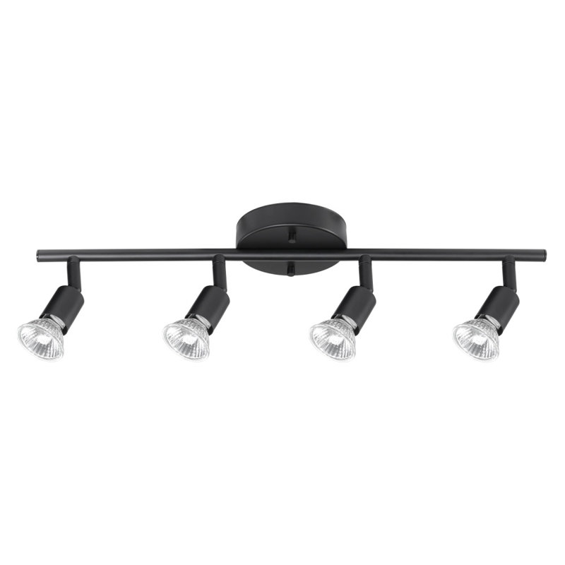 Ensemble de rail d’éclairage 4 lumières Payton