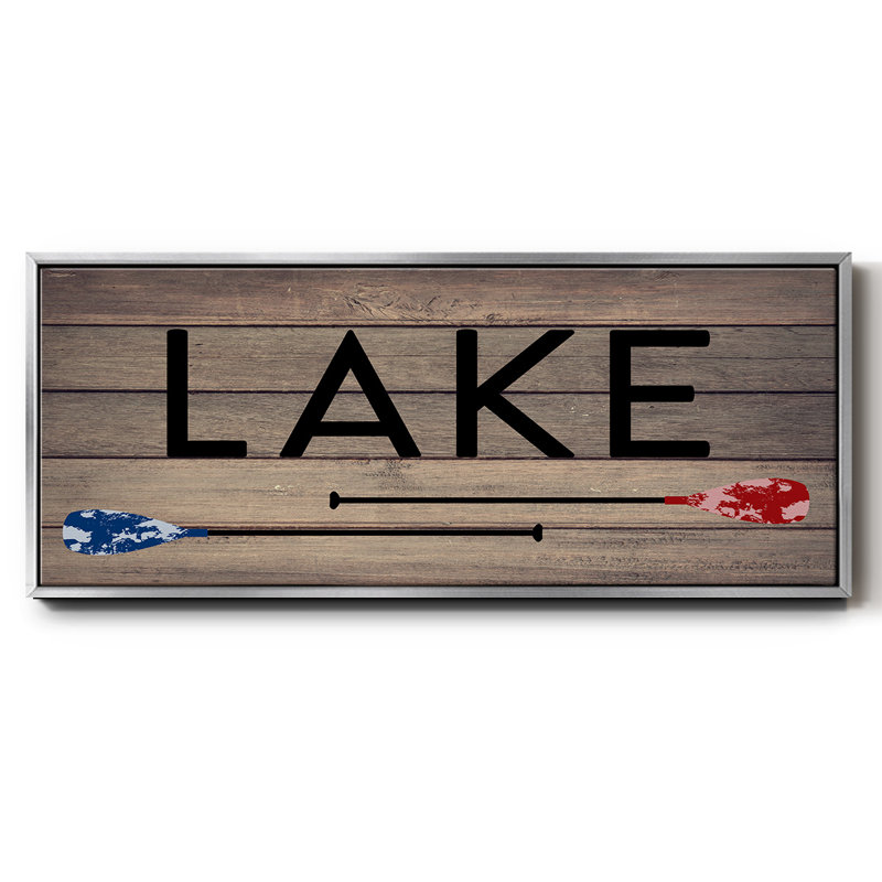 Lake Paddles - Toile encadrée