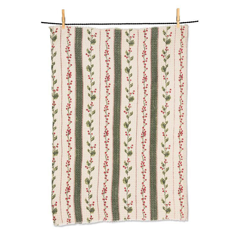 Serviette de cuisine à rayures Hollyberry