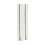 Sorrento 2x3 Handwoven Performance Stripe Ivory Fabric Rug