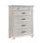 Izaguirre Wood 5-Drawer Chest In Gray