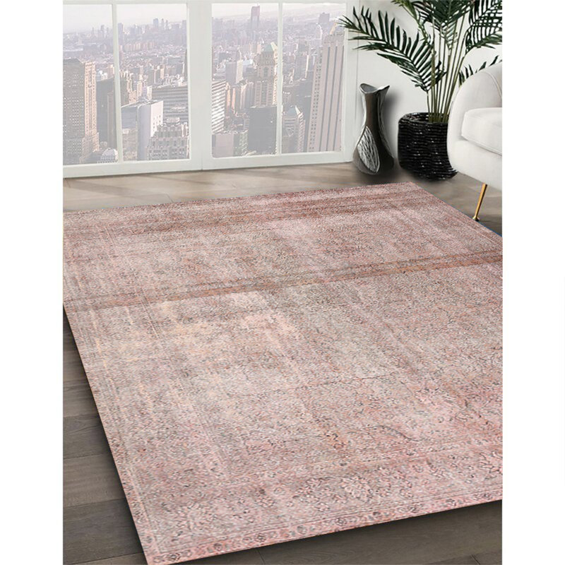 Tapis rouge contemporain, Rectangle 8 pi x 10 pi