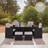 Quilla Rectangular 8 - Person 111cm Long Dining Set with Cushions-523340470