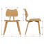 Chaises de salle à manger modernes avec dossier, avec structure en bois d'hévéa, pour la salle à manger / salon-2110895639