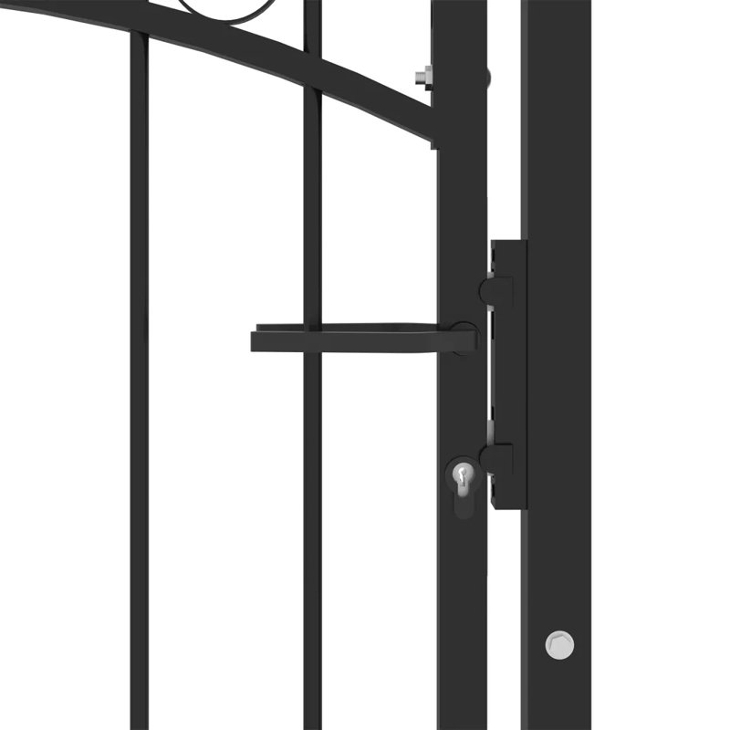 Ney Metal Gate, Black, 200cm H x 102cm W