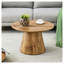 Ensemble de tables basses de style médiéval-moderne, meubles de salon ronds en bois aggloméré