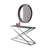 Saphire Glass Top Console Table-1107797235