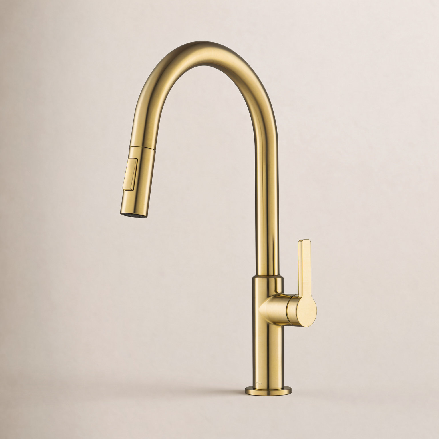 Kraus Oletto Pull-Down Kitchen Faucet, Brushed Brass