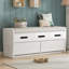 Rustic Storage Bench with Hidden Compartments and Versatile Use for Home