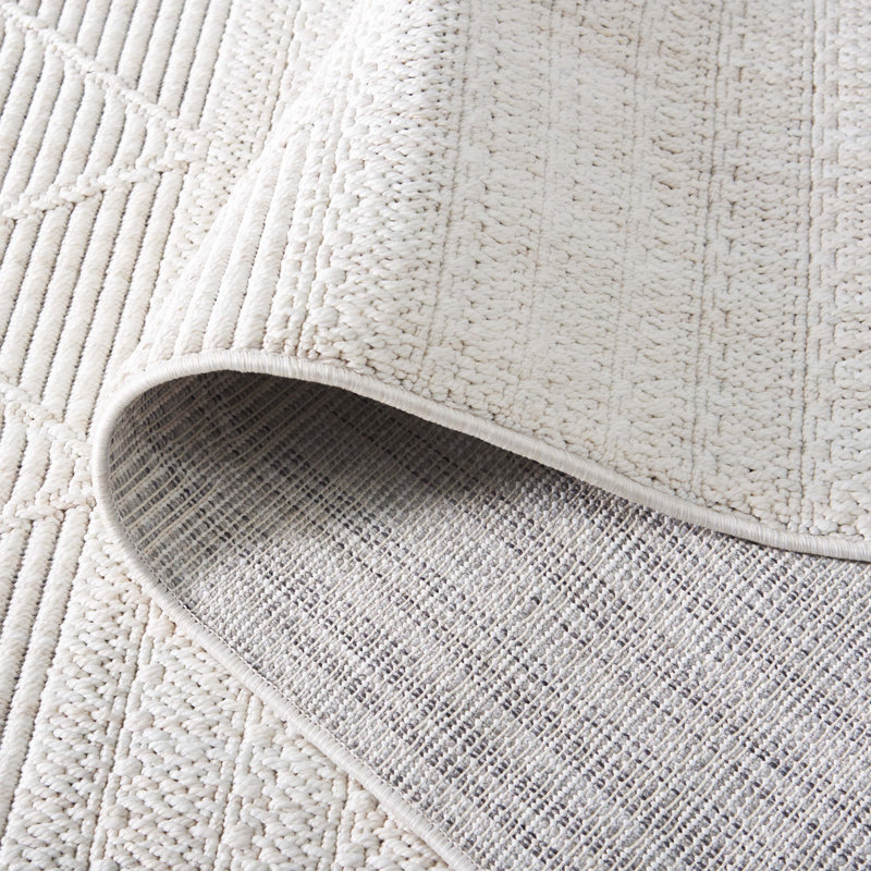 Tapis à performance géométrique Martha Stewart, Rectangle 5 pi 3 po x 7 pi 6 po