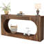 Console 63 po avec bordure festonnée