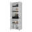 White 5-Shelf Kitchen Pantry