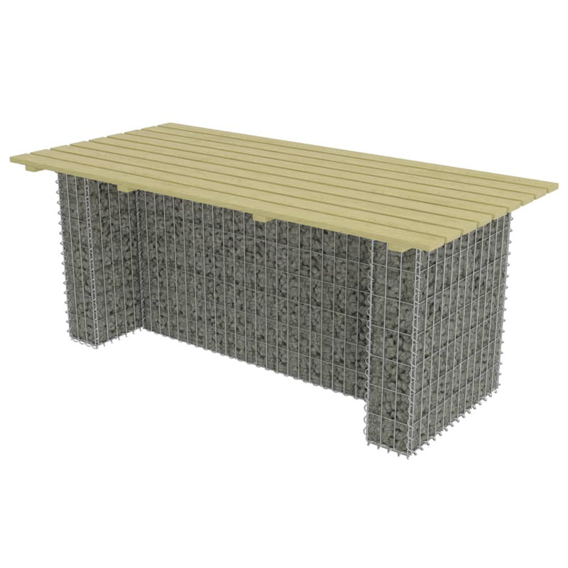 Rectangular Outdoor Dining Table - 180 cm W 90 cm D