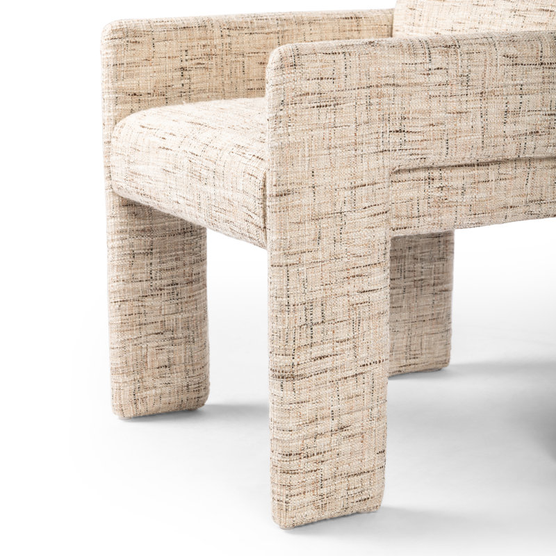 AMUR DINING ARMCHAIR-OSTEND NATURAL, Linen Ostend Natural