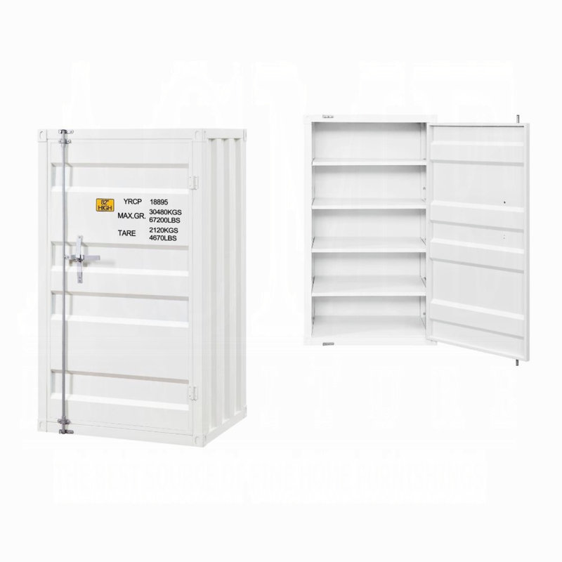 Metal 28'' W Dresser, White