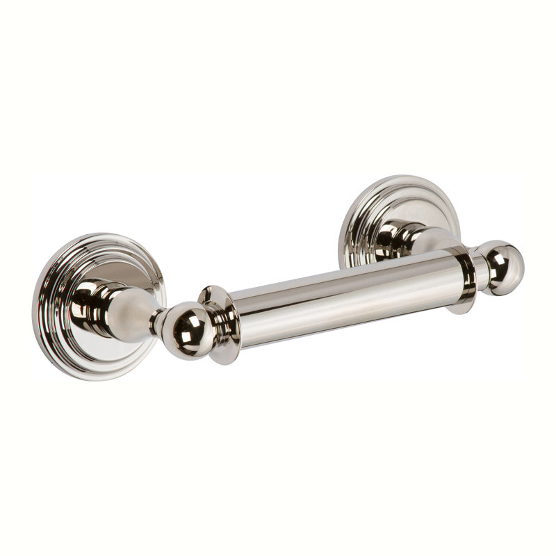 Chelsea Double Post Toilet Paper Holder, Polished Nickel