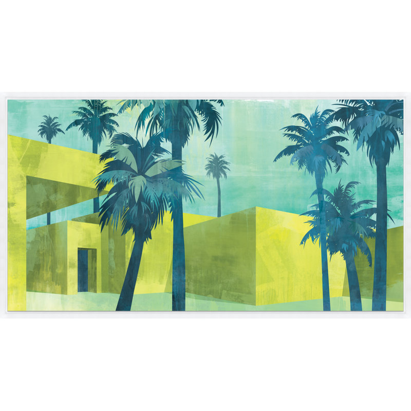 «West Coast Vibes II» par Richard Ryder, H 31,75 po x l 57,75 po, Blanc
