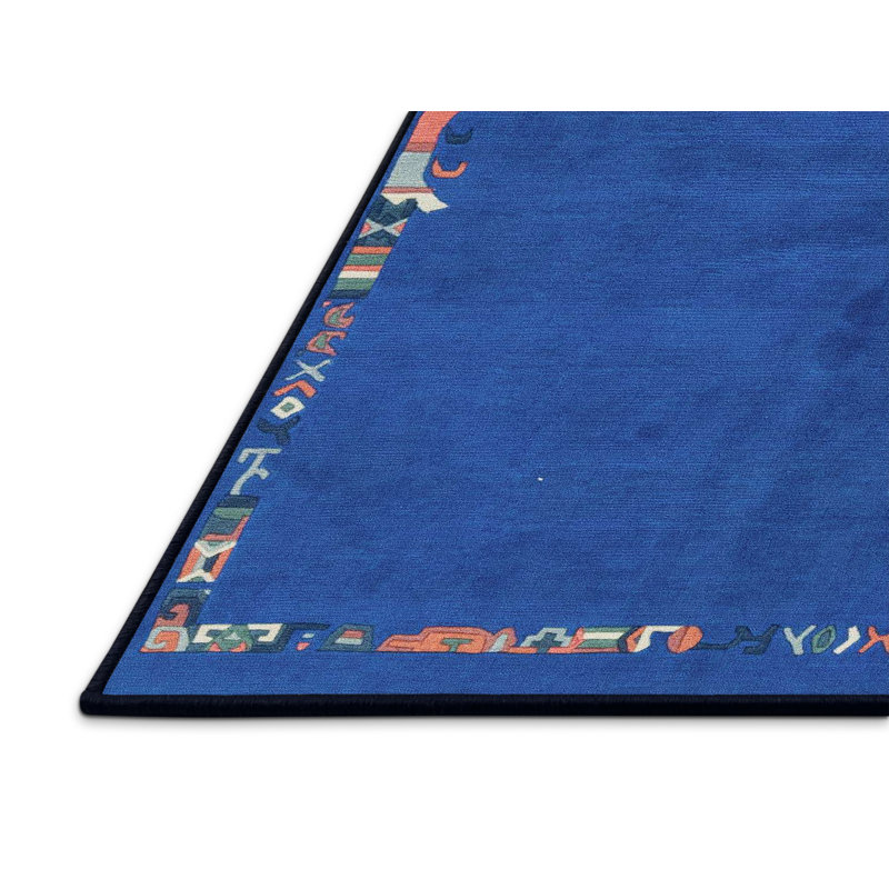 Abstract Indoor Rug, Rectangle 7' x 9'