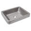19" Rectangle Skirted Vessel Hammered Copper Sink-38512085