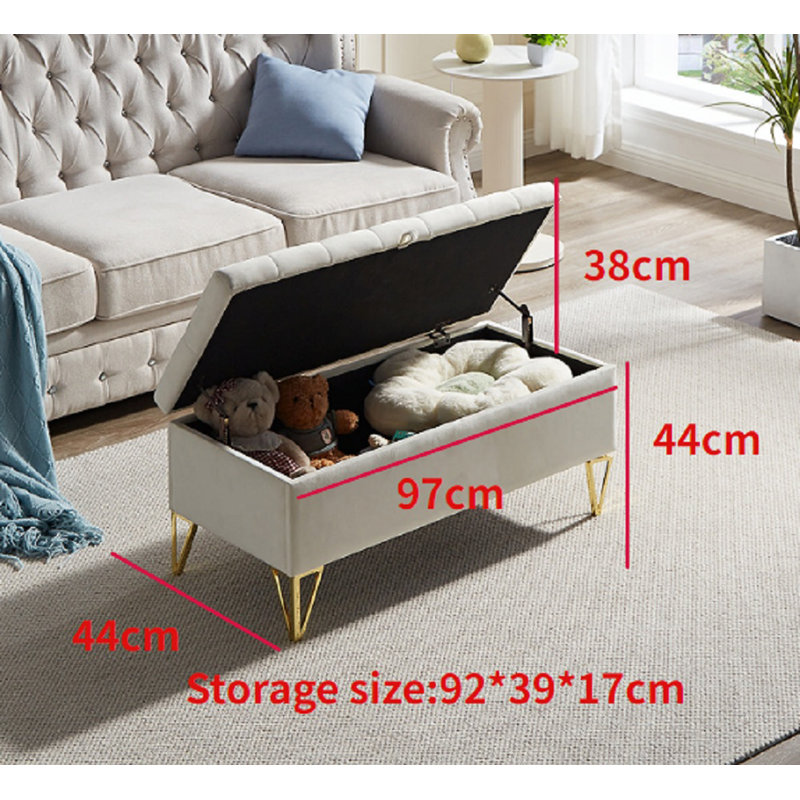 ALL-VV2O82-URE-P17673O Repose-pieds rembourré, Gris