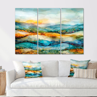 «Whispers In The Wind Abstract Prairies II»