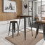 Solid Wood Top Dining Table-1108373101