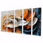 Encre monochrome Echo I - décoration murale cubisme - art mural moderne-374411391-374411388
