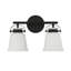 Éclairage pour salle de bain 3 lumières Savoy House Kaden en noir mat-70337276-119772784-119772785