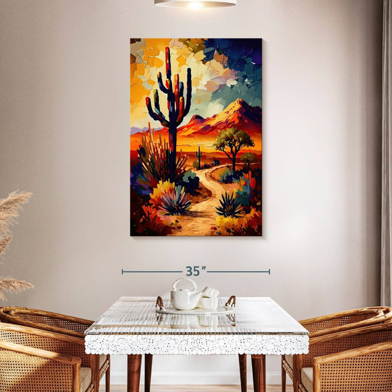 Alvord Sonoran Desert AZ I, H 48 po x l 32 po
