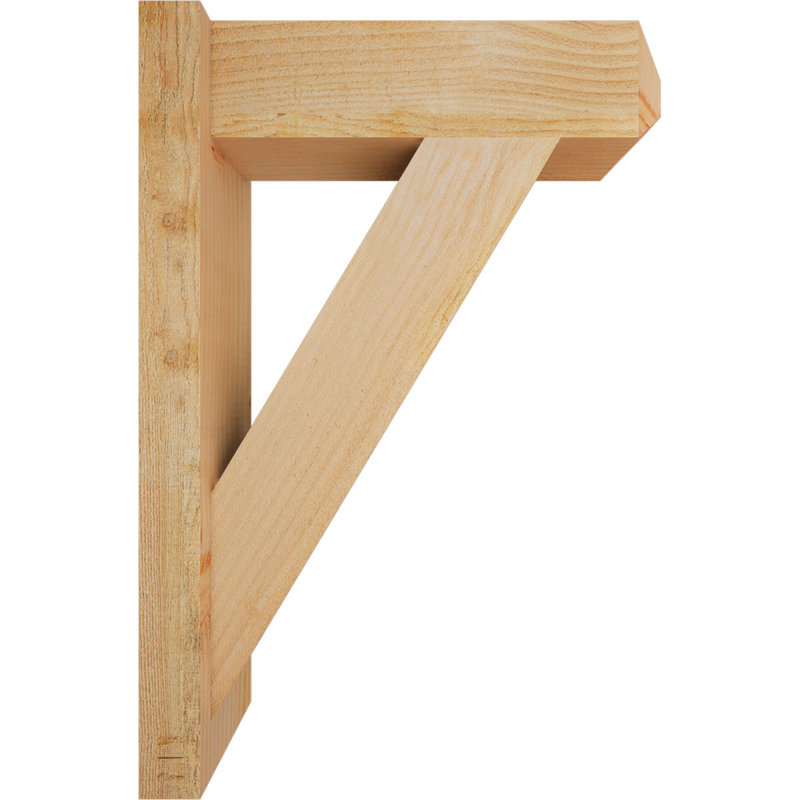 Artisan traditionnel en bois rustique, P 18 po x H 26 po, Sapin Douglas de 6 po (sciage brut)