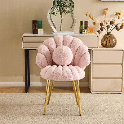 Lemley Shell-Shaped Vanity Chair