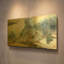 «A Stroll long the Riverbank» par River Han, art mural en métal doré, 24 po x 12 po-1275244602
