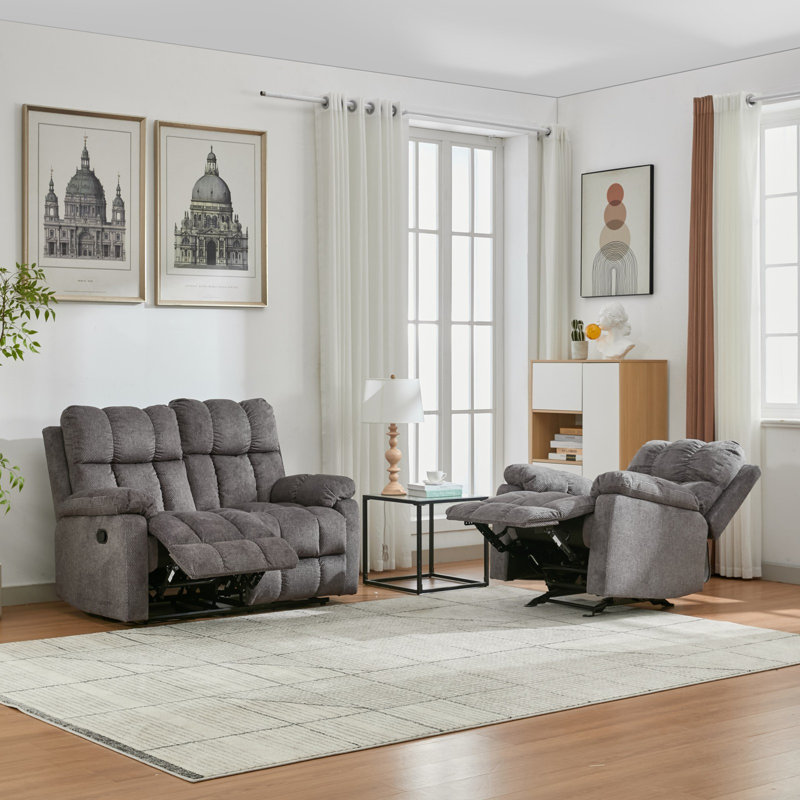 3 Seater Fabric Settee