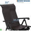 Chaise longue d'extérieur avec repose-pieds inclinable et réglable