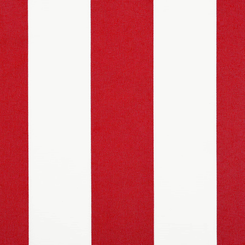 VidaXL Polyester Cover Retractable Patio Awning, Striped, 250cm W x 200cm D, Red/White