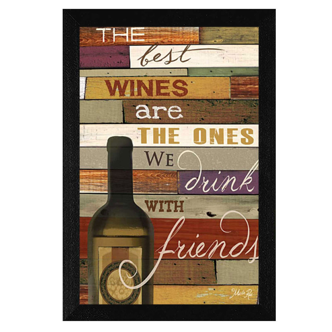 The Best Wine Framed Wall Art for Living Room, Home Wall Decor Framed Print By Marla Rae Winston Porter