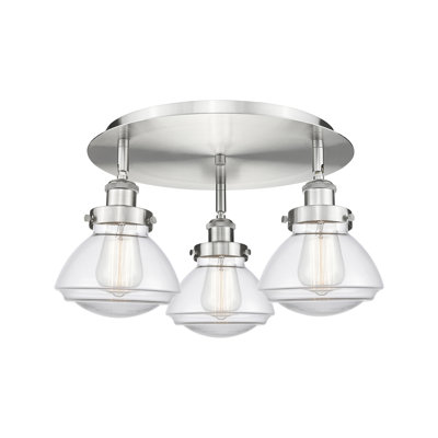 Almarosa Glass Flush Mount
