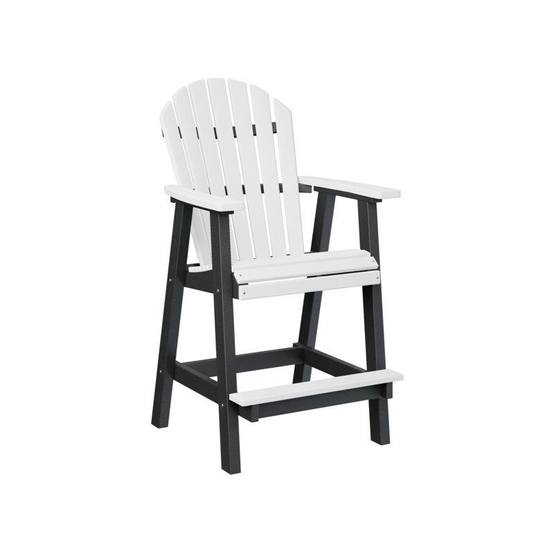 Chaise de bar berlinoise Berlin, Black, White