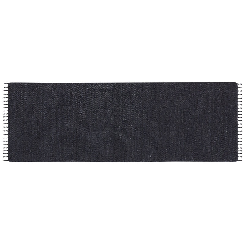 Albinus Solid Colour Hand Woven Area Rug, Runner 80 x 300cm