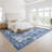 Soft Medallion Printed Rug With Non-Slip Backing Blue Area Rugs Living Room Bedroom Rugs-199295630