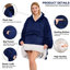 Sweat à capuche chauffant à piles avec surmatelas Sherpa-101291627