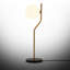 Lampe de table colonne minimaliste moderne 24 "avec abat-jour givré Aurelius-827665567