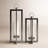 2 Piece Metal Tabletop Pillar Set
