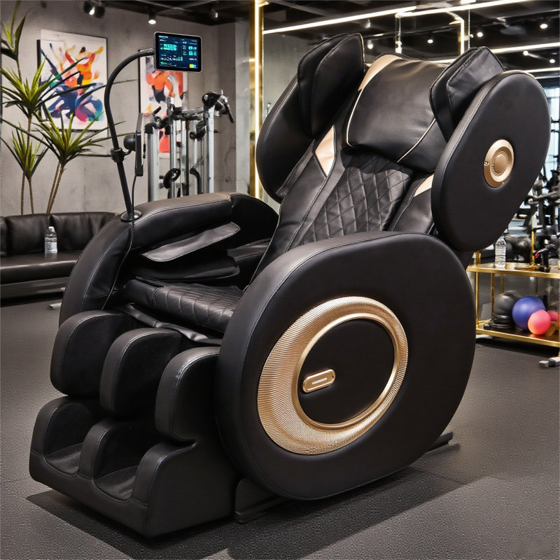 Massage Chair Recliner, Full Body Air Compression With Heat Therapy, Foot Rollers & Bluetooth Speakers - 5 Auto Programs For Ultimate Relaxation