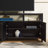 Modern Solid Wood  TV Stand With Glass Top-1469945710-1469945708