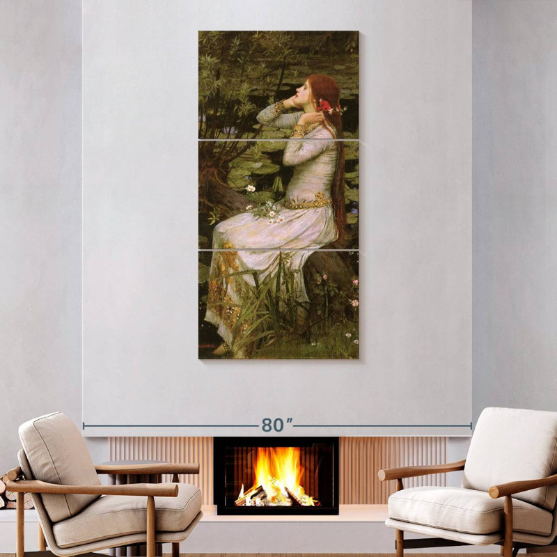 Ophelia 1894, H 75 po x l 36 po