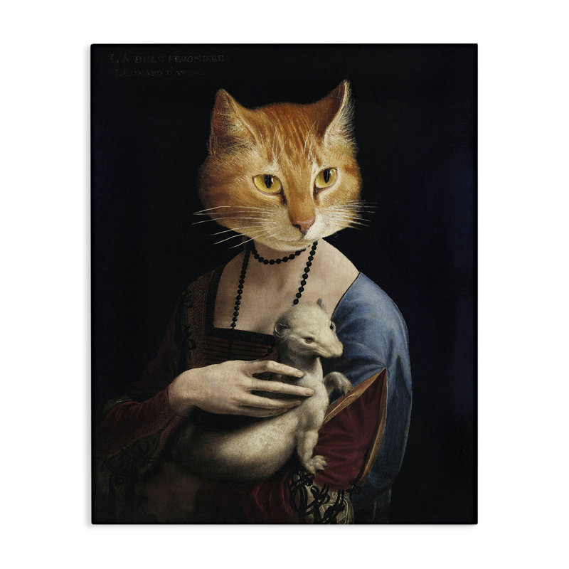  Art historique sur toile, "Portrait historique" par Alicia Longley, H 20 po x l 16 po