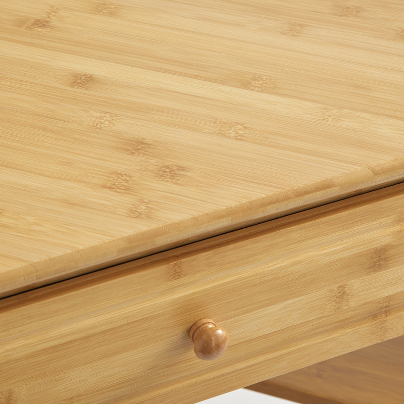 Syert Bamboo Corner Desk
