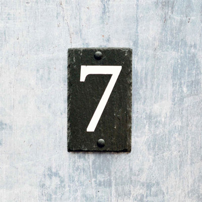 Nicola Spring - Slate House Sign - 9 x 14.5cm